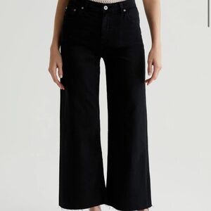 AG Jeans Saige Wide Leg Crop size 27, black